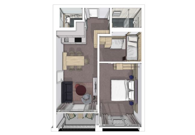 Aparthotel in Scuol - Plavna Serviced Apartment #925 Süd