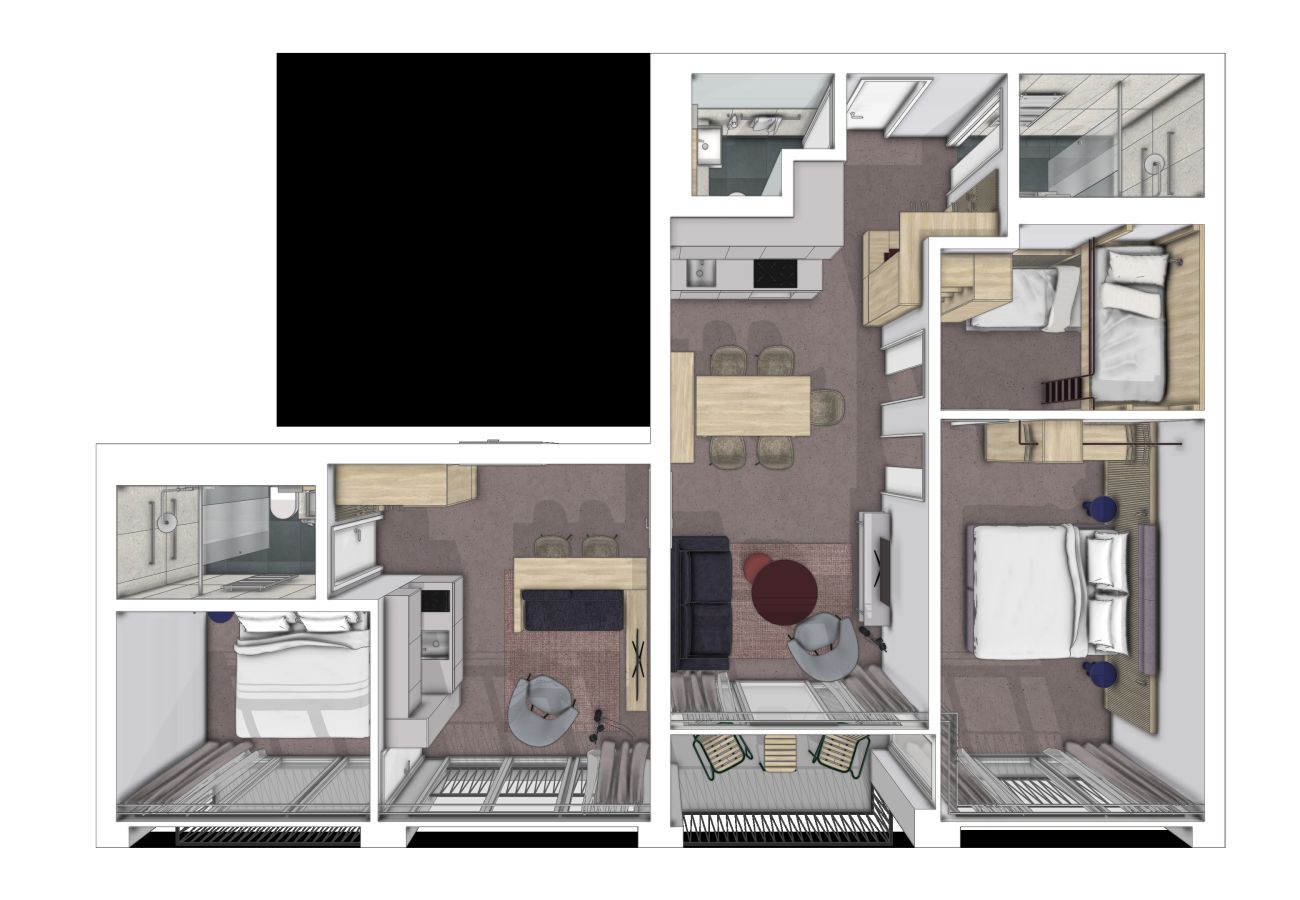 Aparthotel in Scuol - Plavna Serviced Apartment #925 Süd