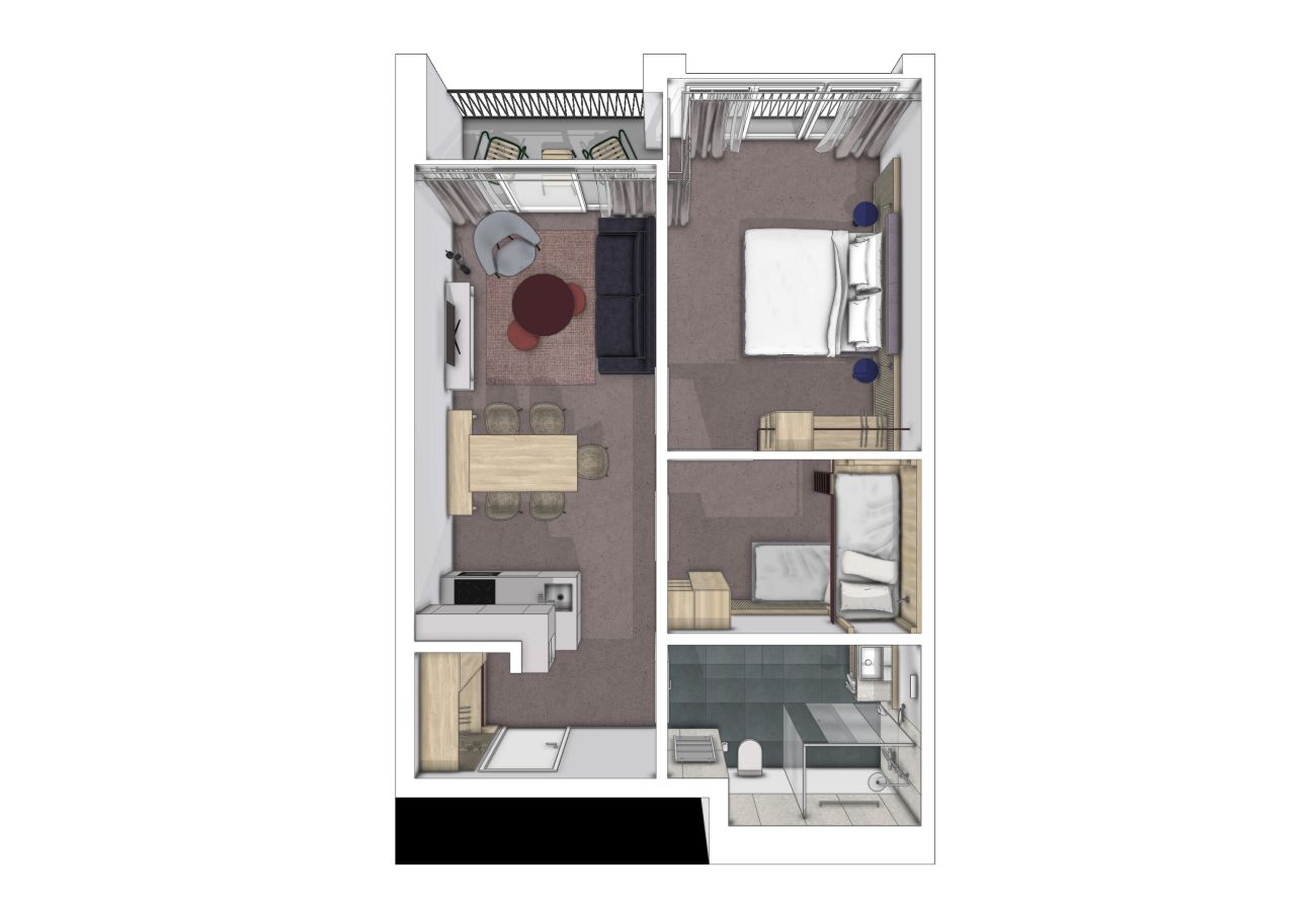 Aparthotel in Scuol - Plavna Serviced Apartment #926 Nord Ost