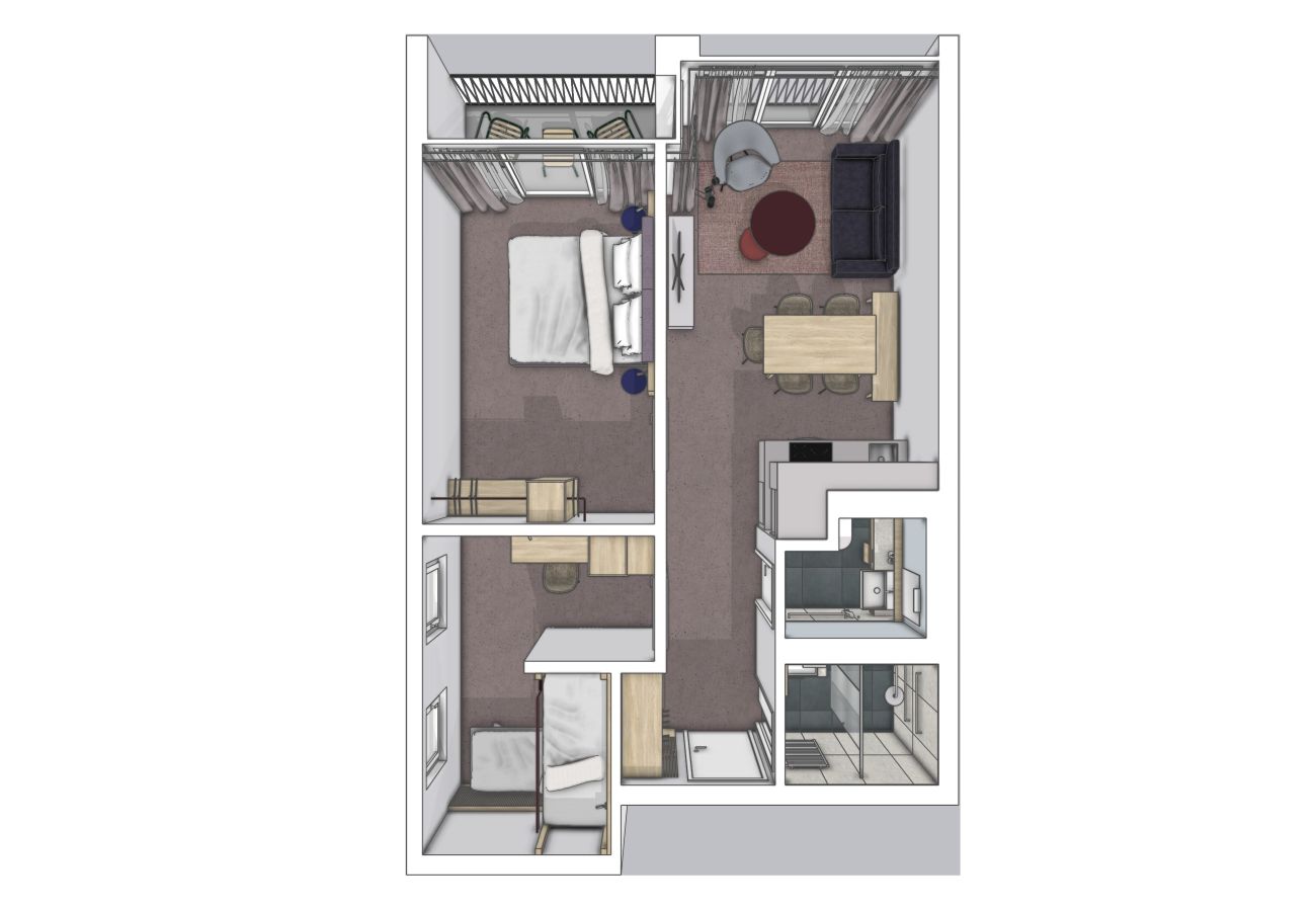 Aparthotel in Scuol - Plavna Serviced Apartment #910 Nord West