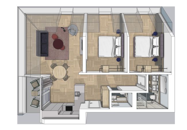Aparthotel in Scuol - Plavna Serviced Apartment #930 Nord West