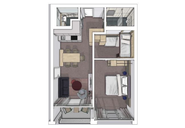 Aparthotel in Scuol - Plavna Serviced Apartment #915 Süd