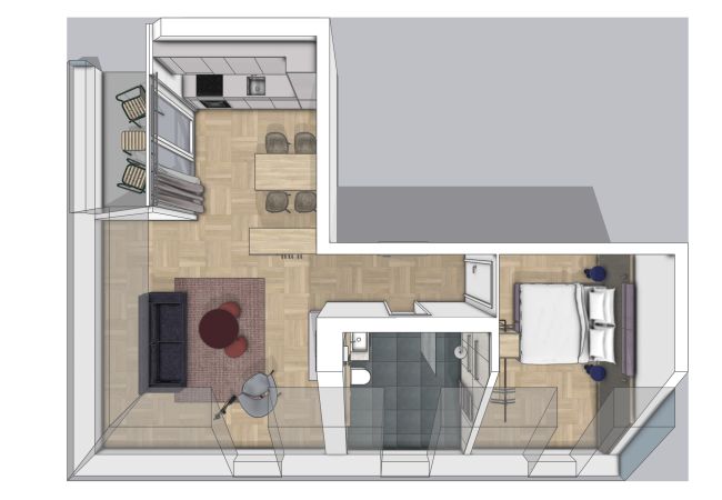 Aparthotel in Scuol - Plavna Serviced Apartment #931 Süd West