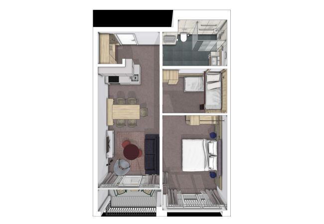 Aparthotel in Scuol - Plavna Serviced Apartment #917 Süd